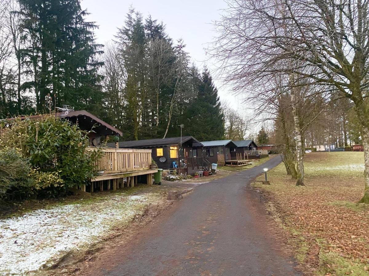 Stunning 4-Bedroom Cabin With Hot Tub In Beattock! Exteriör bild